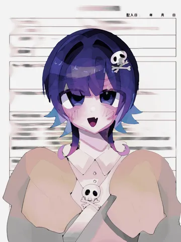 スカルとパープル