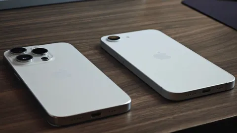 新旧iPhoneの並び