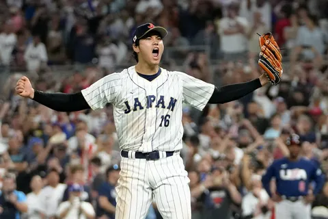 勝利のマウンド、熱い雄叫び