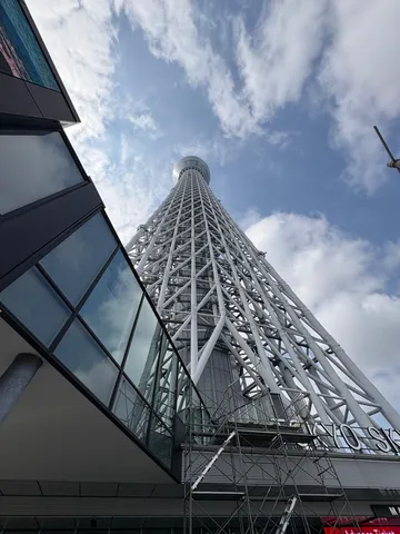 空と東京スカイツリーのコントラスト