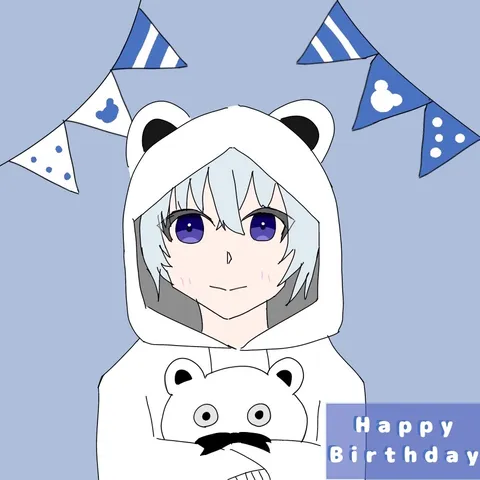 ほわほわクマさんとお祝い