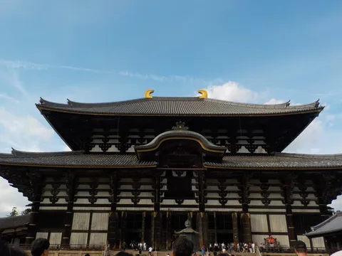 天を衝く古刹の屋根