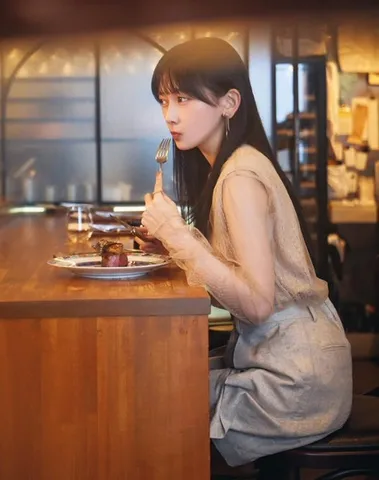 カウンターで味わう一皿