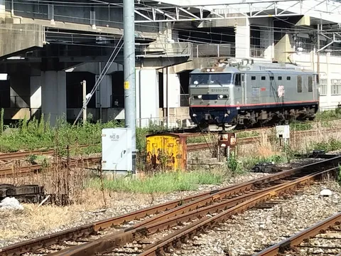錬鉄の朝に佇む列車