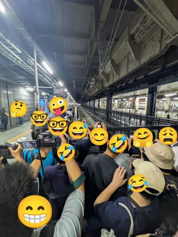 線路際の絵文字大集合