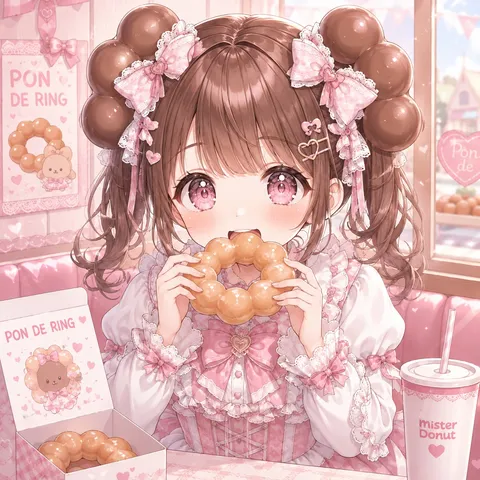 至福のもちもちドーナツタイム