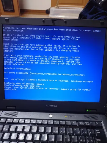 青い画面に映る、懐かしのパソコンエラー