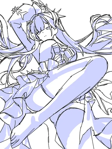 躍動感あふれる少女の軌跡