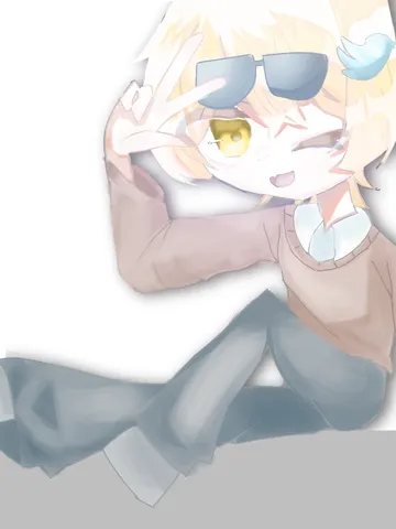 夏の日のそよ風ポーズ
