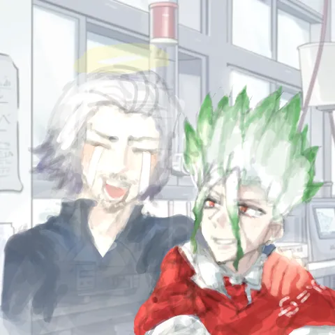 緑と白の温かな友情