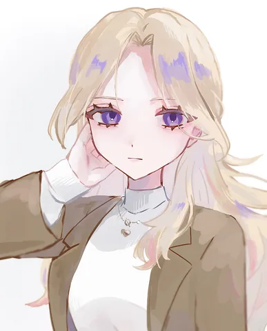 パープルアイに吸い込まれそう