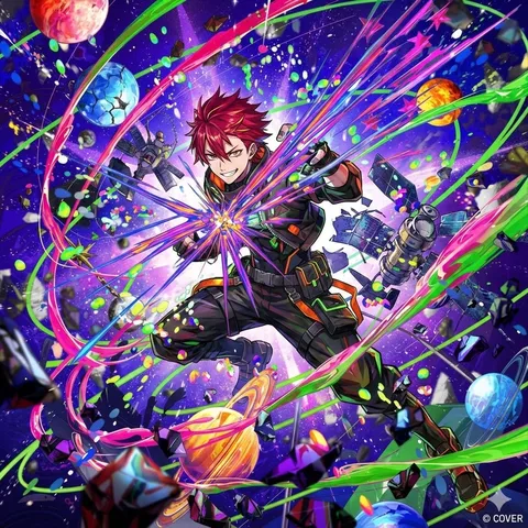 宇宙を彩るネオンの輝き