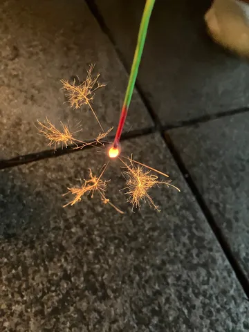 火花散る夏の夜