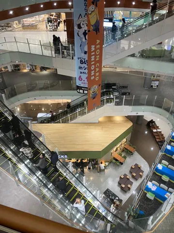 ショッピングモールの日常風景
