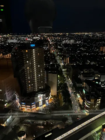 夜景に滲む街の鼓動