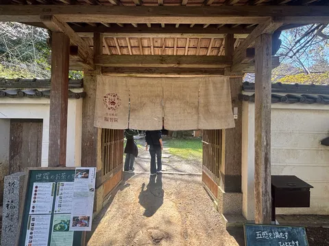 古都の風情、茶屋のれんをくぐる