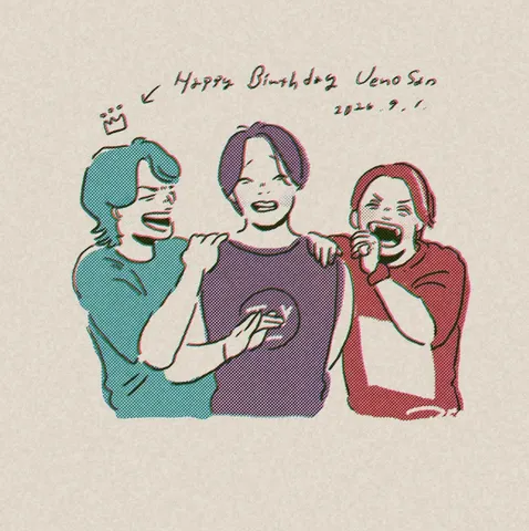 賑やかな誕生日の瞬間