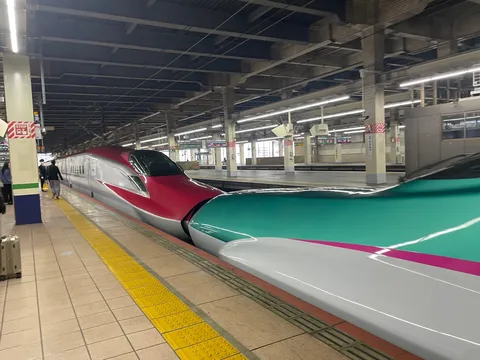 駅で繋がる、二つの新幹線