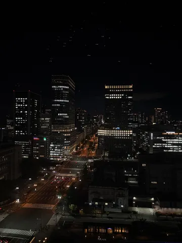 眠らない街の灯り