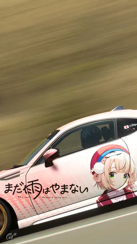 疾走感あふれるピンクの痛車
