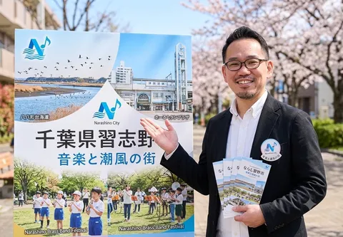 習志野市の魅力、満開の桜と共にお届け！