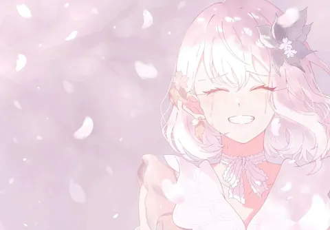 桜舞う、涙の微笑み