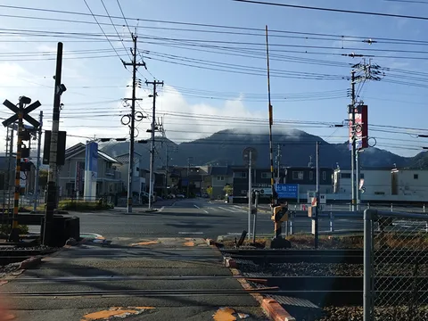 山影と電線の息吹