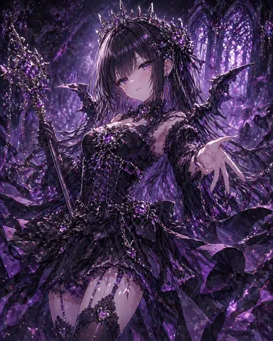 闇夜に咲く紫の女王