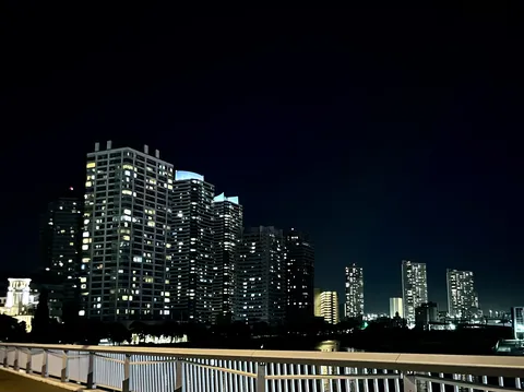 都会の夜景と光の競演