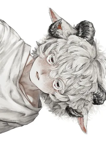 ふわふわと角、その視線