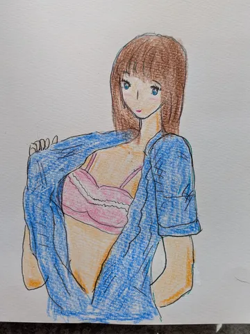 朝のひととき、リラックスした表情
