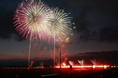夜空を彩る花火の饗宴