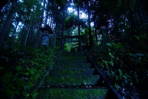 苔むす古道、神域への誘い