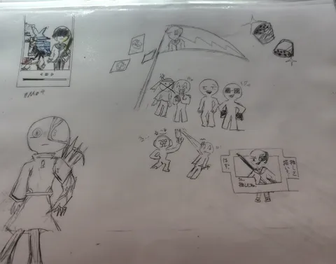 個性豊かなキャラクターたちの日常スケッチ