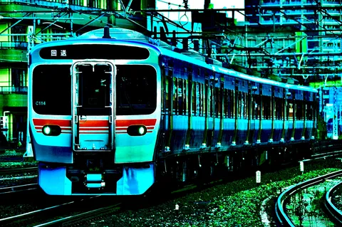 回送電車、異空間へ出発進行！