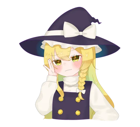 魔法帽子が覗く午後