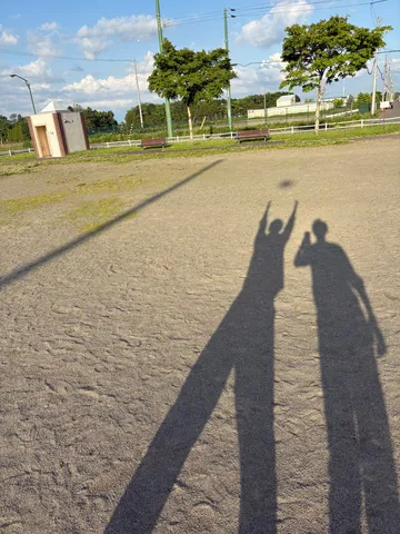 影と空と今日の記録