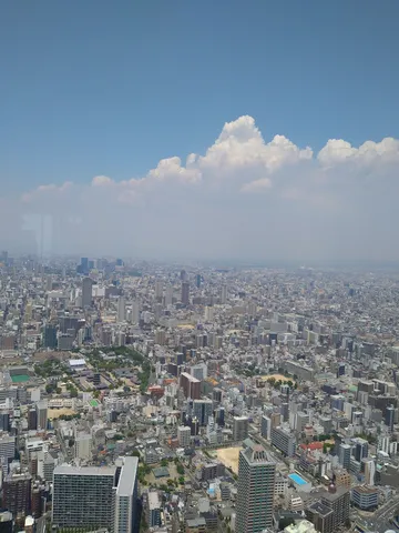 都会の空、雲の絨毯