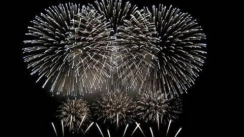 夜空に咲く光の花束