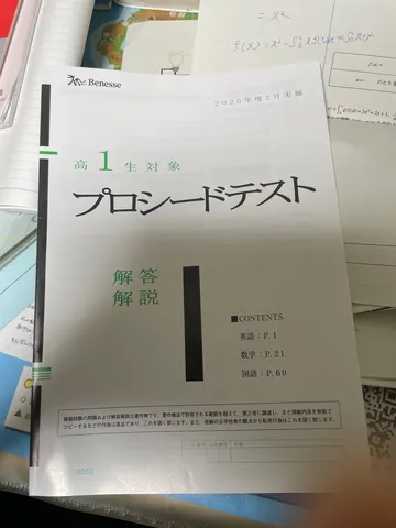 高1プロシードテスト解答解説