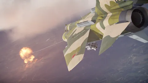 風景と機影の瞬間