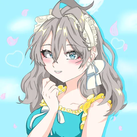 風に舞う、透明感あふれる少女