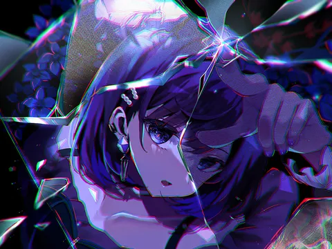 紫映えの万華鏡