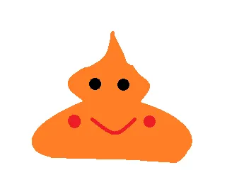 ぷるんとキュートなオレンジキャラ