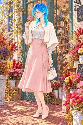 花と光に包まれて