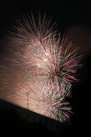 夜空に咲く、光の華