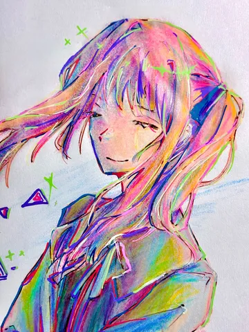 鮮やかな色彩の夢
