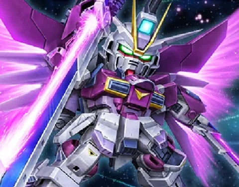 宇宙を駆ける紫の閃光