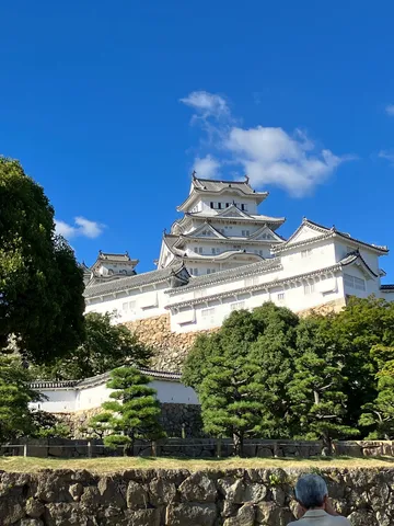 青空に映える白鷺城