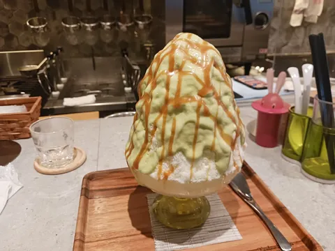 雪崩注意！抹茶ソースの誘惑